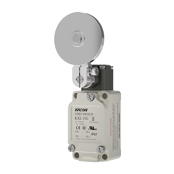 KXL-705 Waterproof Limit Switch with Ø50 Roller Lever-Aluminum