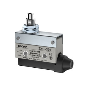 ZXG-301 Small Enclosed Limit Switch with Panel Mount Plunger Button