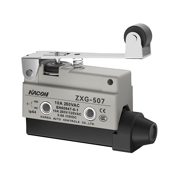 ZXG-507 Small Enclosed Limit Switch with Long Lever with Roller