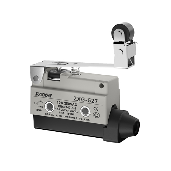 ZXG-527 Small Enclosed Limit Switch with Long Lever and One-way Roller