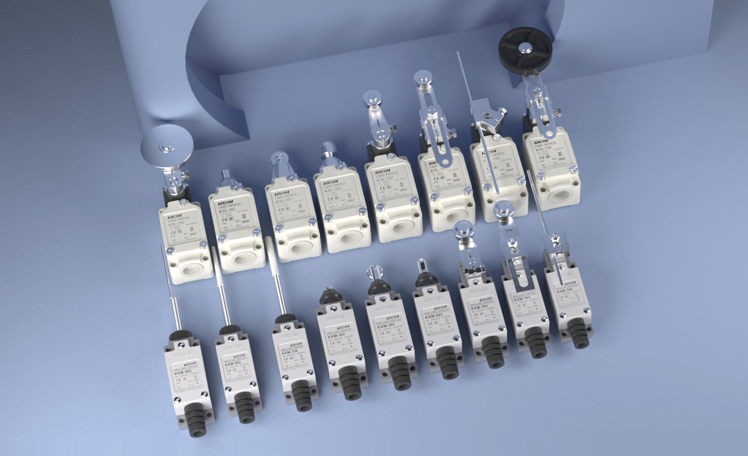 Kacon KXN Series limit switch -- professional industrial manufacturer showcase