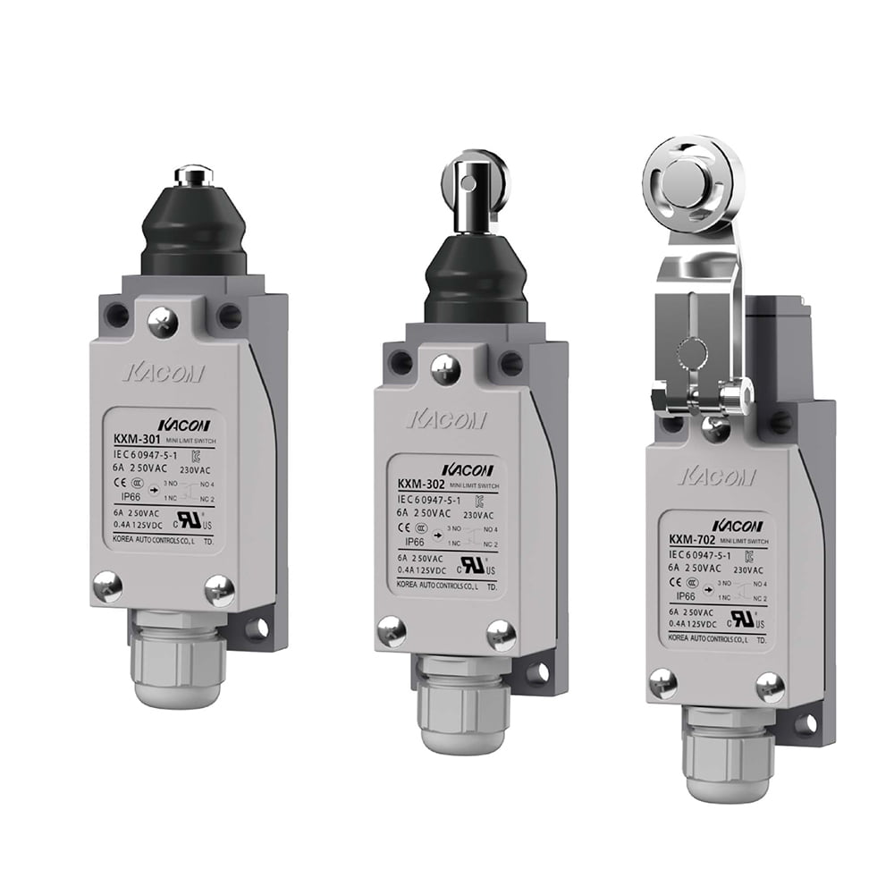 Kacon KXM miniature limit switch group photo