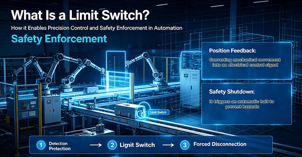 Limit switch how to work in the automation system