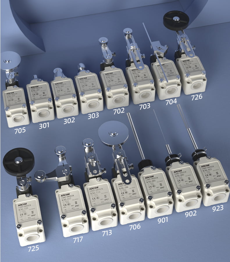 Kacon KXL heavy duty IP67 aluminum die-cast limit switch