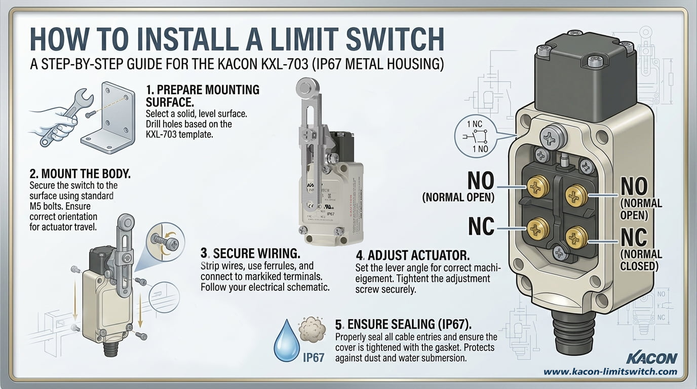 Kacon KXL-703 limit switch