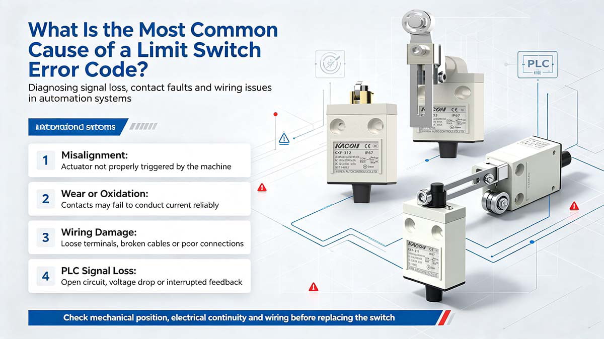 Kacon Waterproof KXF series limit switch