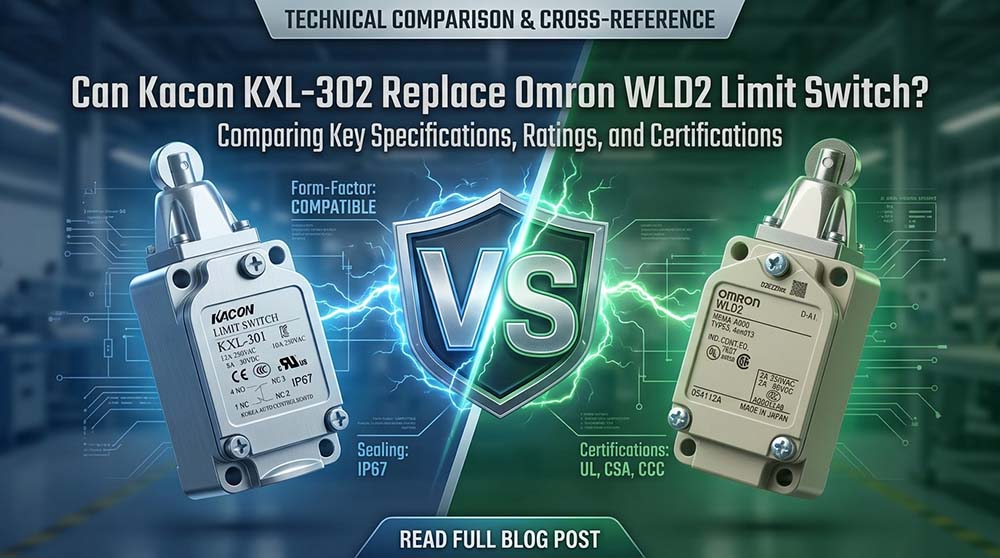 Can Kacon KXL-302 Replace Omron WLD2 Limit Switch