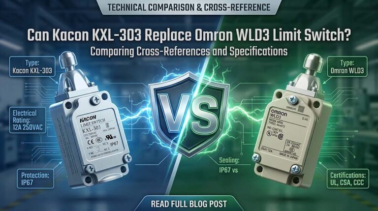 Kacon KXL-303 Replace Omron WLD3 Limit Switch