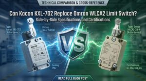 Kacon KXL-702 and Omron WLCA2 Limit Switch
